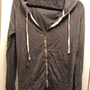 BRANDY MELVILLE. relaxed comfy zip up jacket